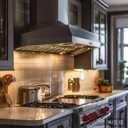 康宝抽油烟机，低噪音强吸力