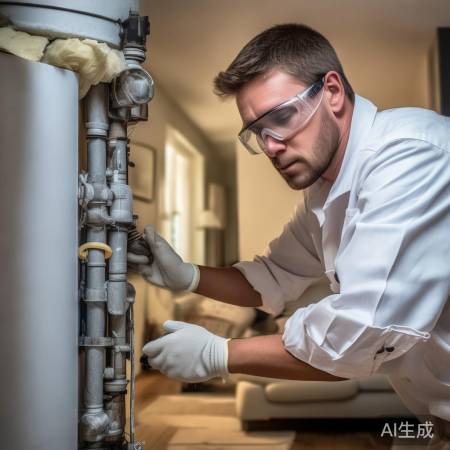 注意热水器管道遮挡细节