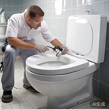 马桶盖安装，需细心操作