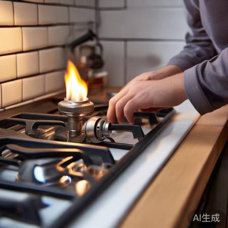 燃气压力不稳定，调整阀门解决问