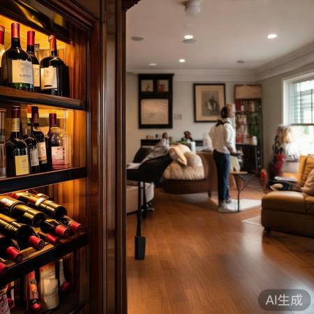 酒柜摆放,舒适自然随心配