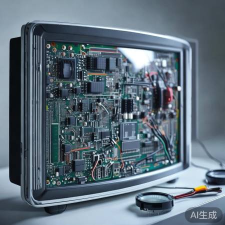 电视无图像,电路板需检修