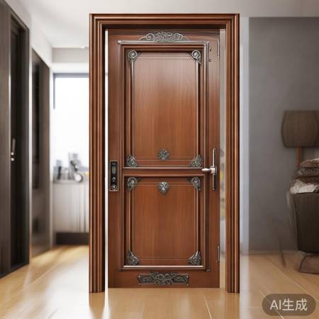 门厚40mm以上,材质硬,锁具