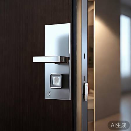玻璃指纹锁，安全美观易安装