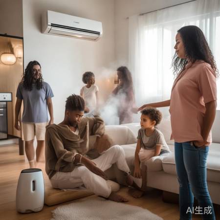 空调温度适度，室内加湿保健康