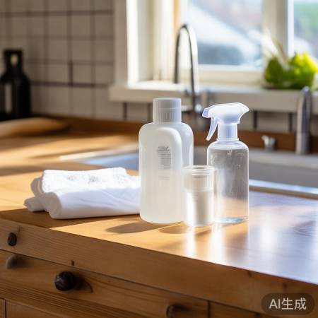 清洁工具：抹布、洗洁精、白醋