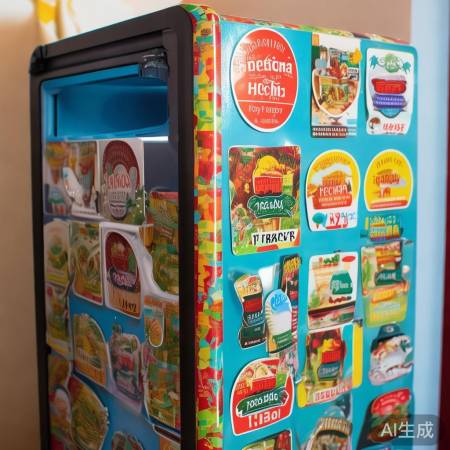 喜茶冰箱贴,图案文字有趣