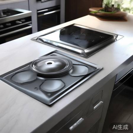 集成灶无孔设计，油烟不扩散