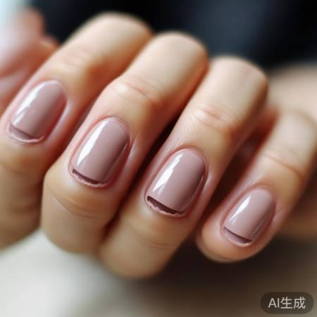 指纹美容，指甲油美化