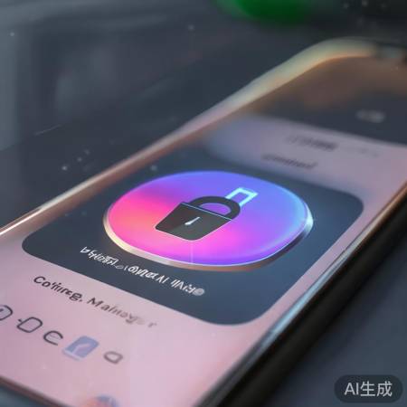 找到锁形图标，进入相册保险柜