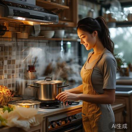 厨房好帮手,变频油烟机653