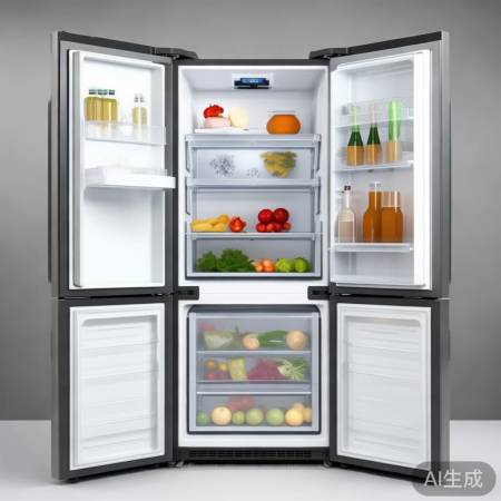三开门冰箱，冷藏冷冻两不误
