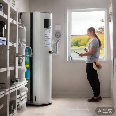 选购空气能热水器，看功率、能效