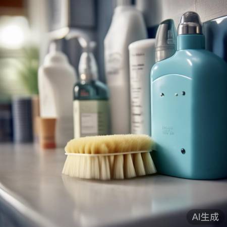 清洁马桶，软刷勿刮伤