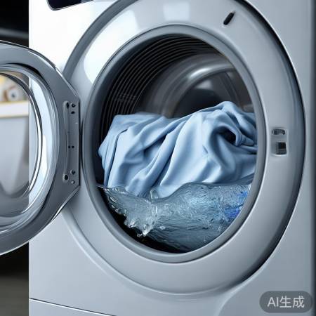洗衣机循环洗衣粉洗净衣服