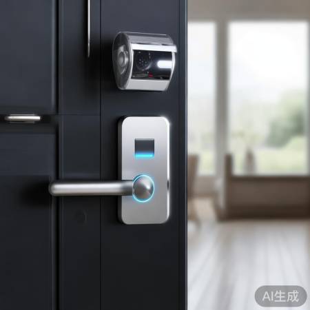 指纹锁安全卫士,对讲监控更完善