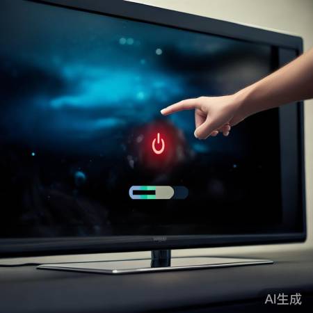 重启电视进行中