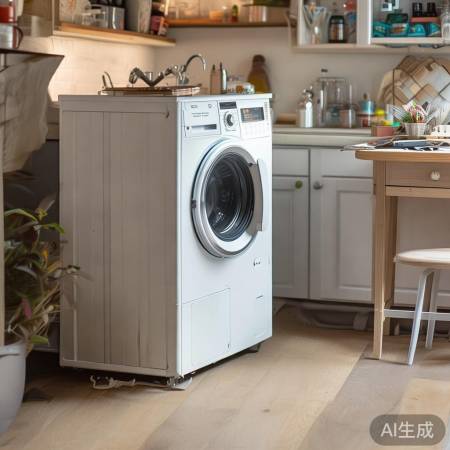 洗衣机巧搭配，美观实用两不误