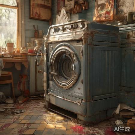 老洗衣机,历史宝藏