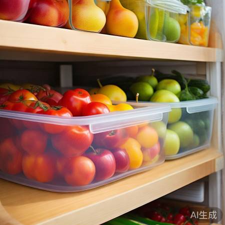 “水果蔬菜分类存放”