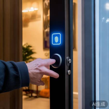 指纹锁门禁，方便快捷