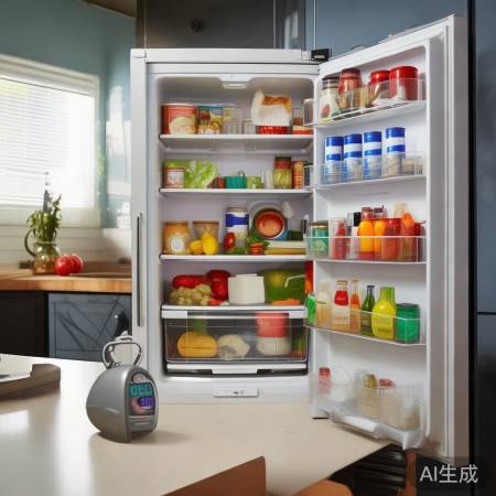 冰箱太满冷气堵，报警器响要减肥