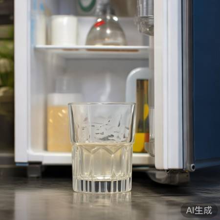 酒精挥发导致冰箱褪色