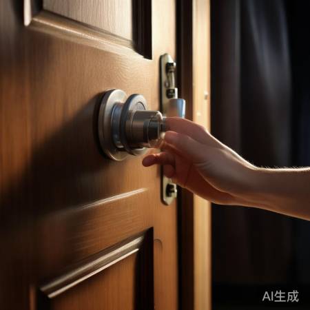 检查门锁，确保严实。