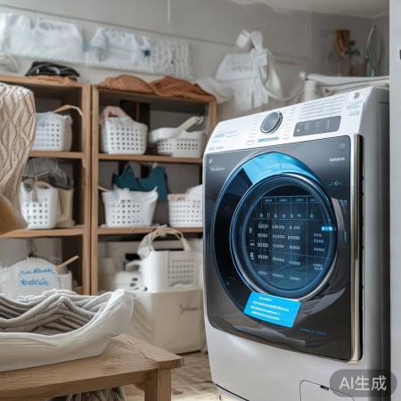 “智能预约,多样模式洗衣机”