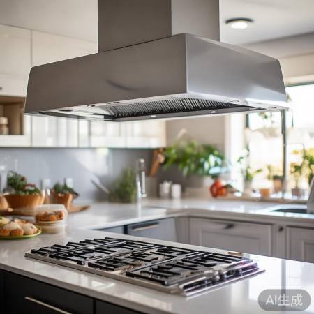 定期清洗油烟机，厨房更轻松。