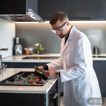 维修油烟机，先断电！