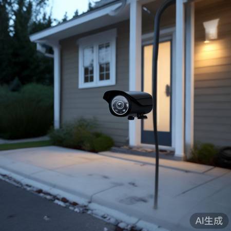 家门口装监控，防贼有证据。