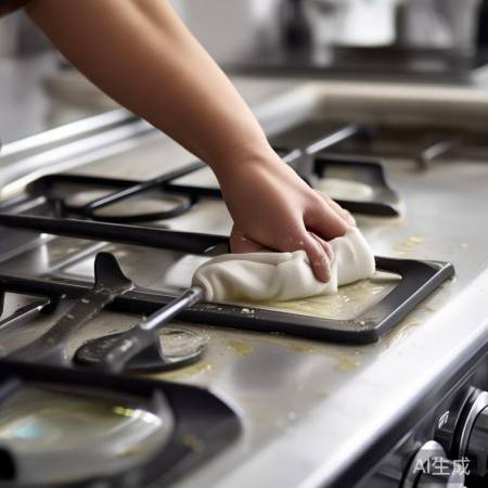 燃气灶清洁防火灾