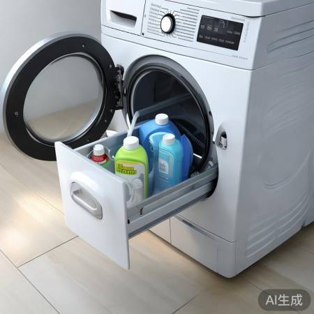 洗衣机内置盒，自动投放方便卫生