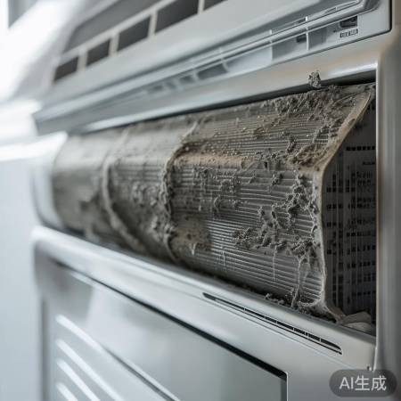 空调滤芯堵塞，通风制冷受影响