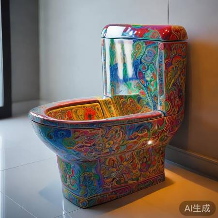 智能马桶变艺术品