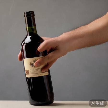 “摆放红酒瓶，手要干净”